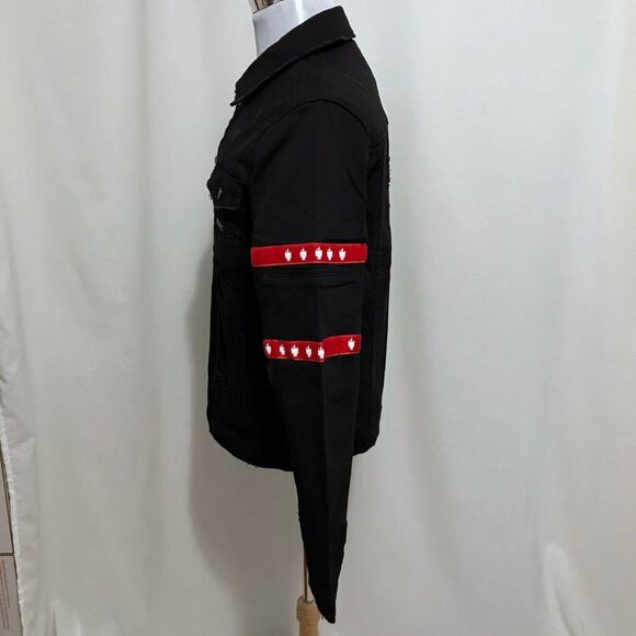 Preme NWOT Black Wash Jean Jacket Men M - Picture 10 of 16